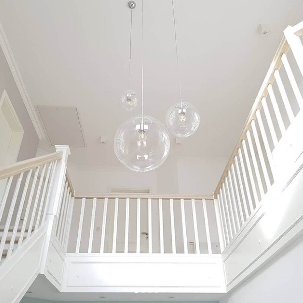 s.luce Orb XL gallery light 8-light with modular canopy