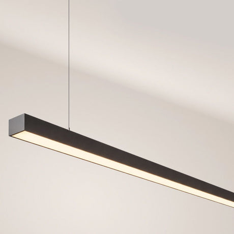 s.luce Oris LED-Linienlampe Büro-Pendelleuchte XL nach Maß 2700K in modernem Design