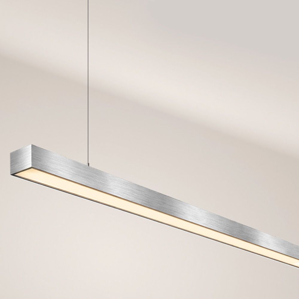 s.luce Oris LED linear lamp office pendant light XL custom-made 2700K with modern design and high-quality workmanship.
