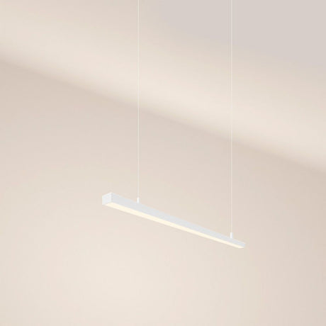 s.luce Oris LED-lijnlamp Bureau-hanglamp XL op maat 2700K in modern design, elegante verlichting voor kantoren.