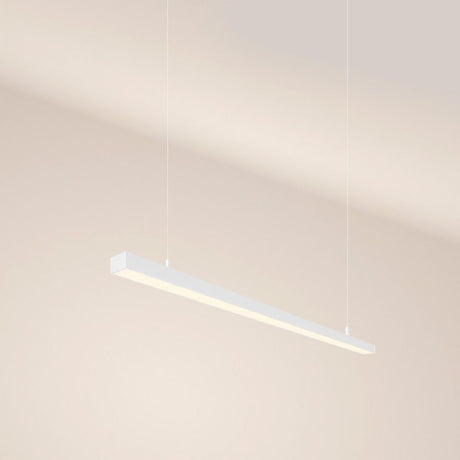 s.luce Oris LED-lijnlamp Bureau-hanglamp XL op maat 2700K in modern design, wit licht.