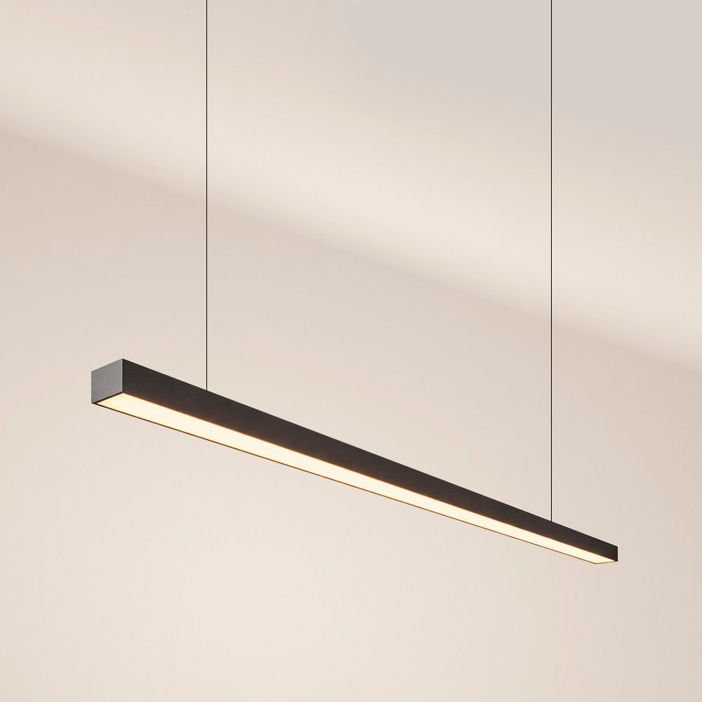 s.luce Oris LED-Linienlampe Büro-Pendelleuchte XL nach Maß 2700K
