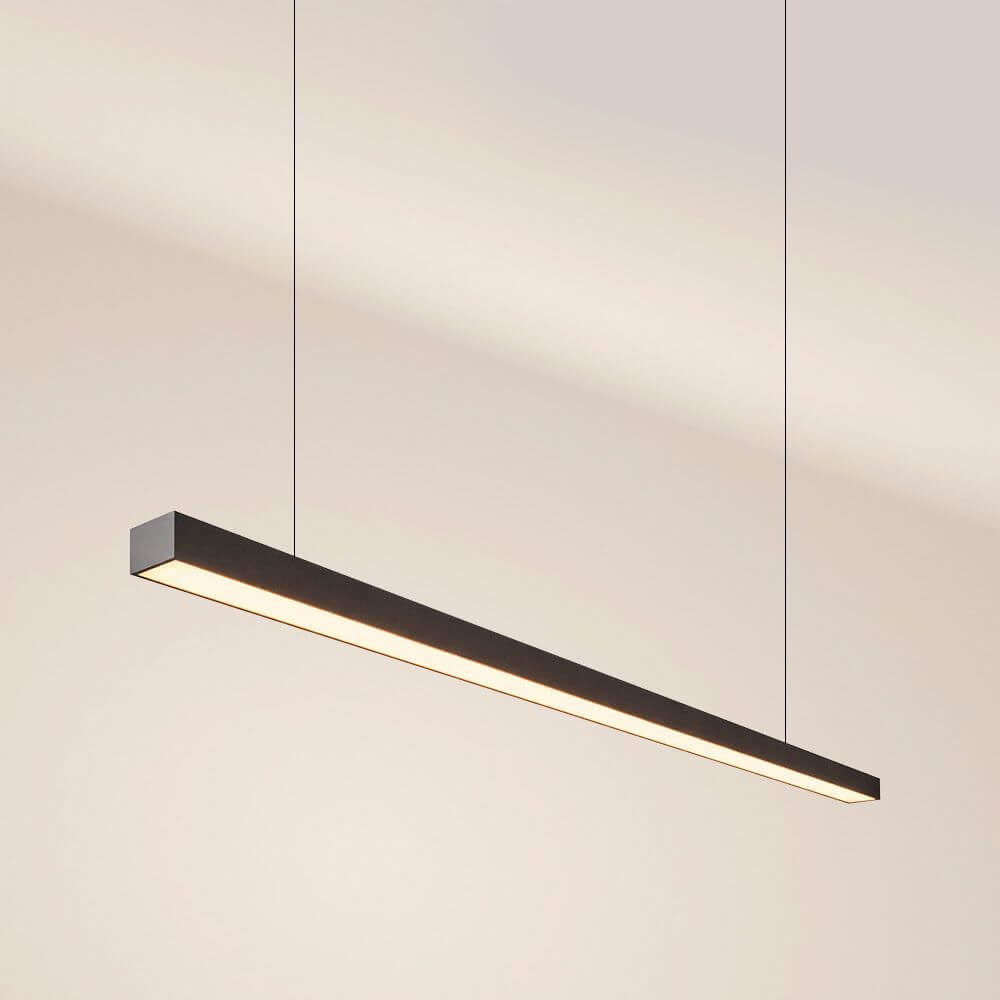 s.luce Oris LED-Linienlampe Büro-Pendelleuchte XL nach Maß 2700K