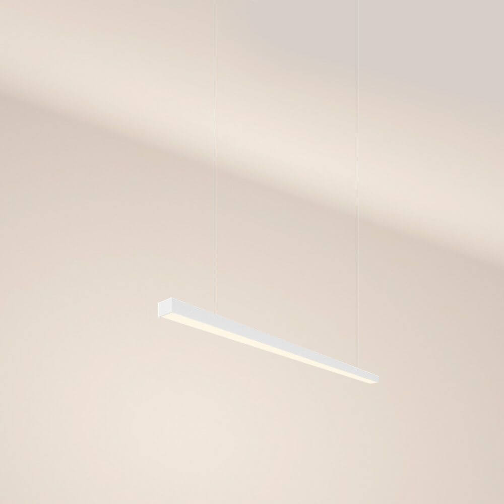s.luce Oris LED-Linienlampe Büro-Pendelleuchte XL nach Maß 2700K