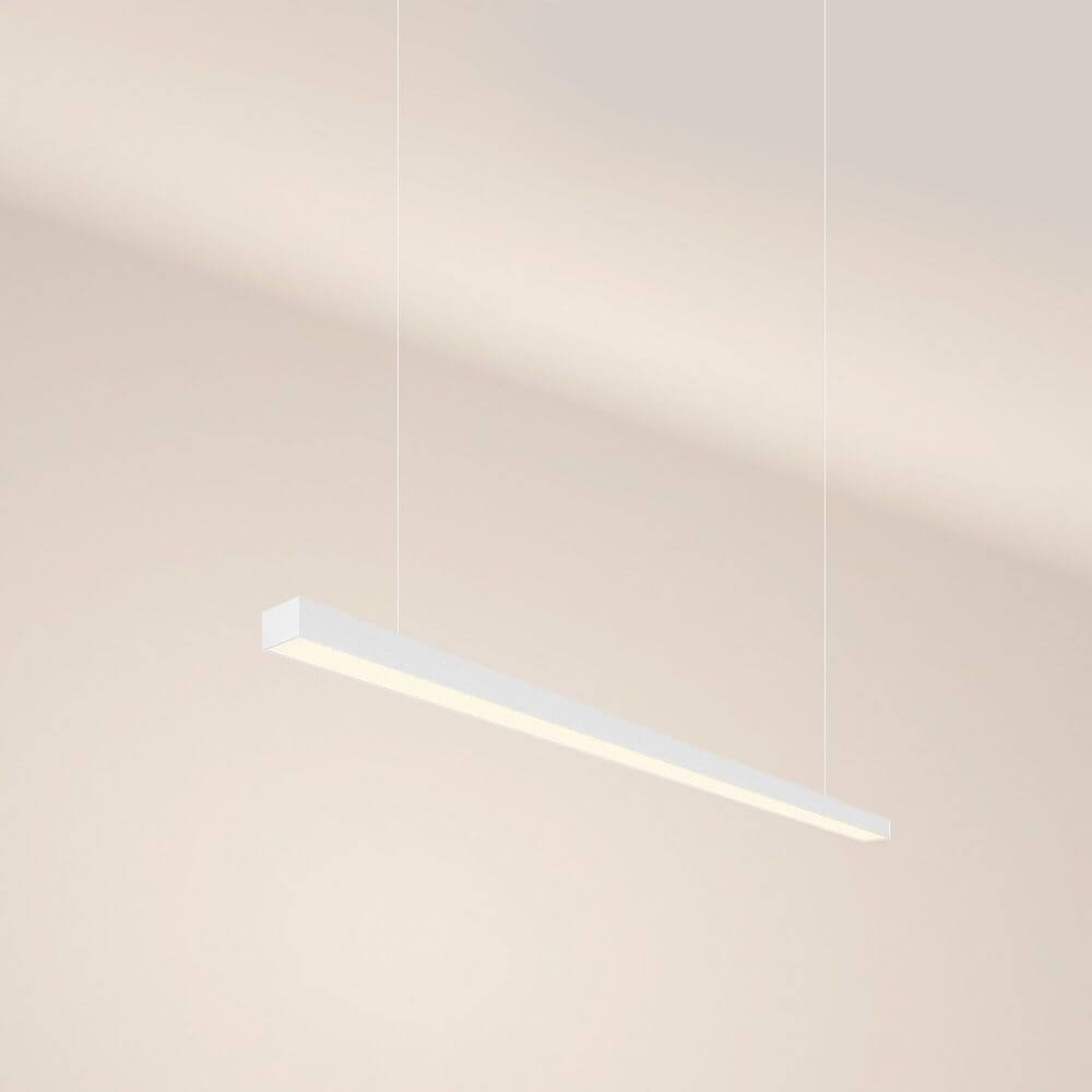 s.luce Oris LED-Linienlampe Büro-Pendelleuchte XL nach Maß 2700K