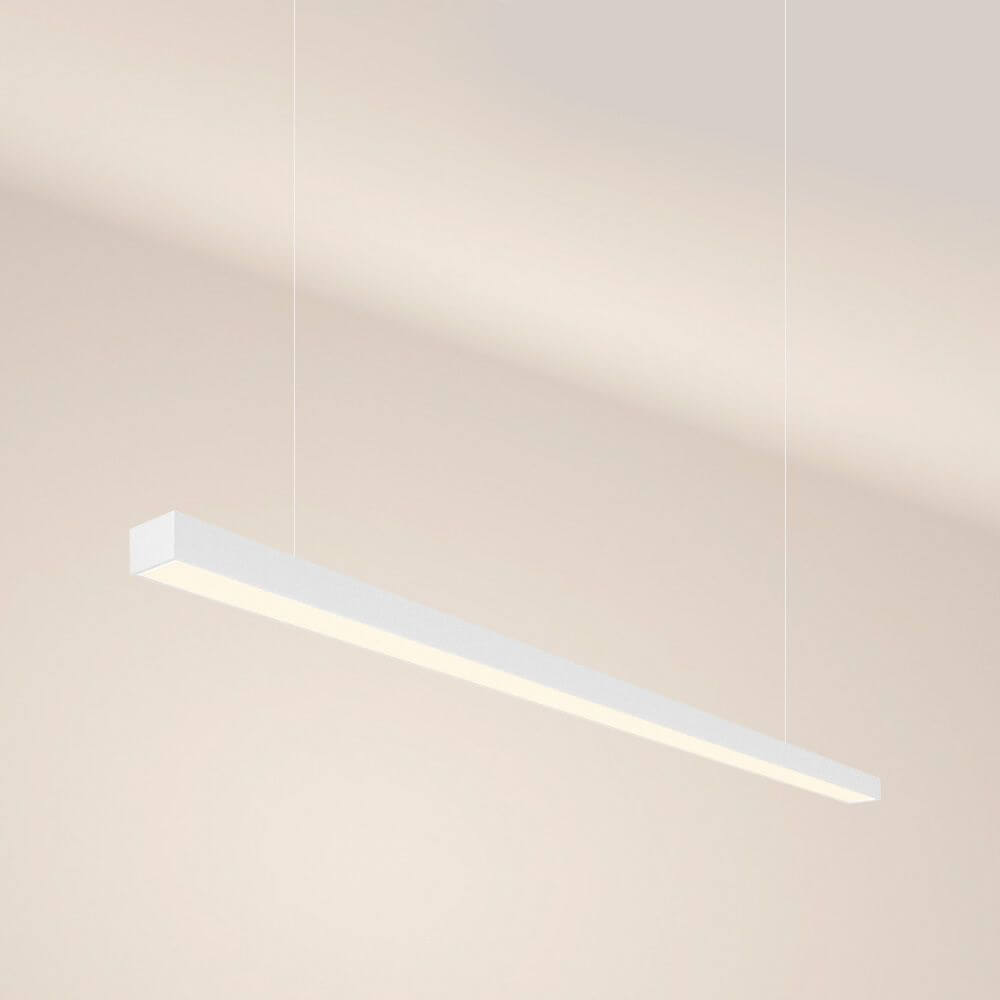 s.luce Oris LED-Linienlampe Büro-Pendelleuchte XL nach Maß 2700K