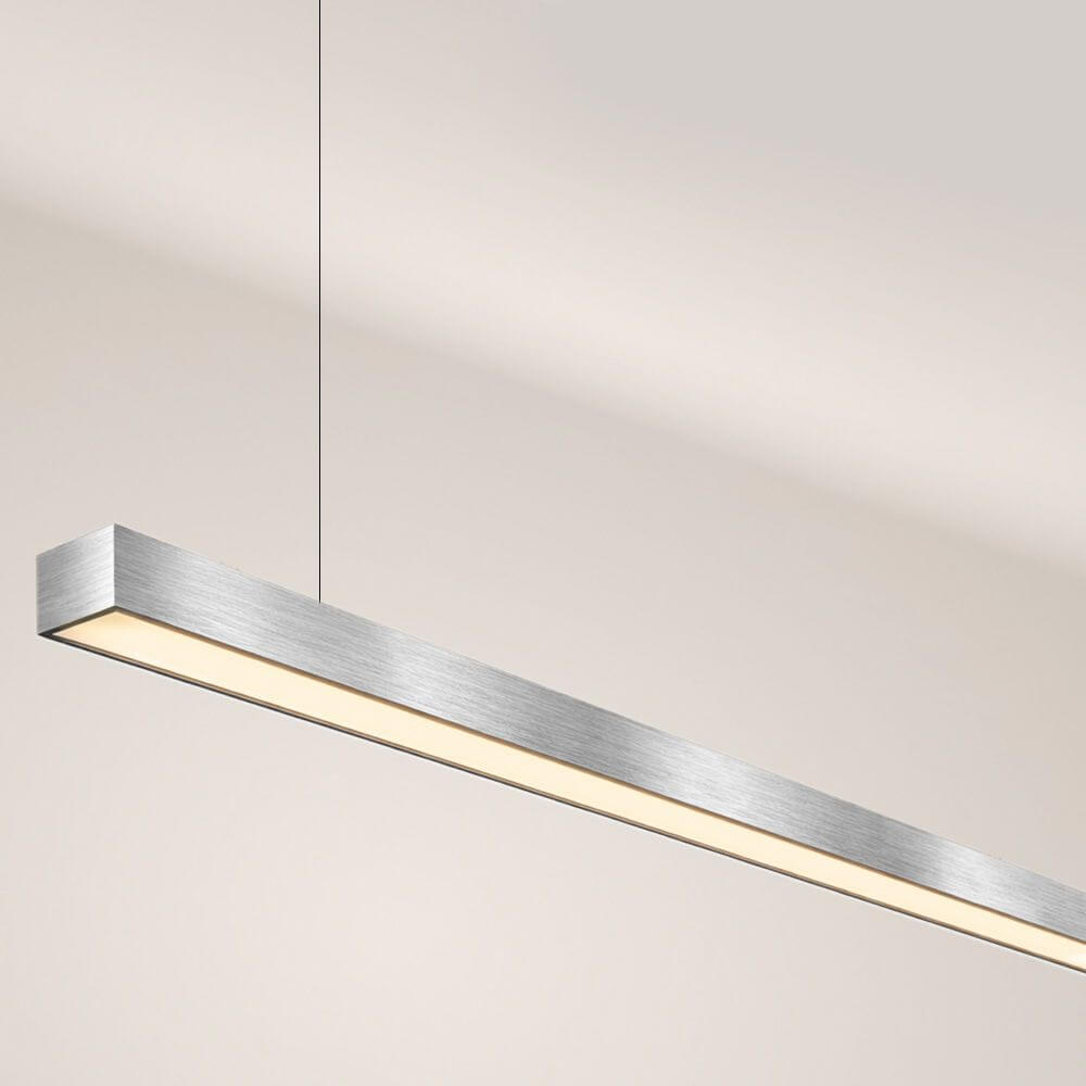 s.luce Oris LED-Linienlampe Büro-Pendelleuchte XL nach Maß 2700K