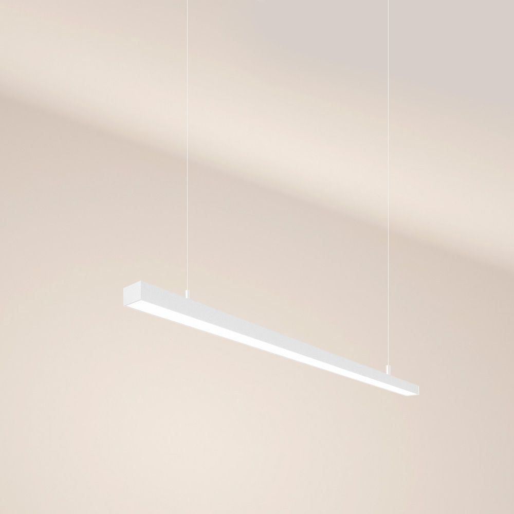s.luce Oris LED-Linienleuchte Büro-Pendellampe XL nach Maß 4000K in modernem Design