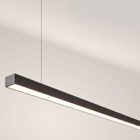 s.luce Oris LED-Linienleuchte Büro-Pendellampe XL nach Maß 4000K in eleganter, moderner Ausführung
