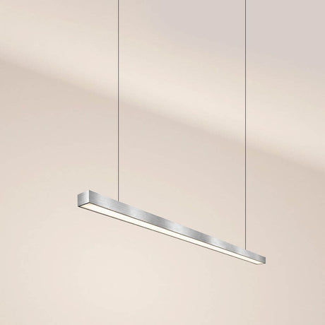 s.luce Oris LED-Linienleuchte Büro-Pendellampe XL nach Maß 4000K in modernem Design.