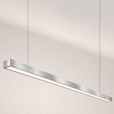 s.luce Oris LED-Linienleuchte Büro-Pendellampe XL nach Maß 4000K in modernem Design, schmal und elegant.