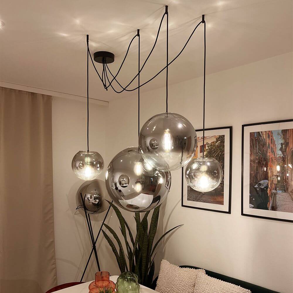 s.luce Progress Pendelleuchte Glas mit Farbverlauf