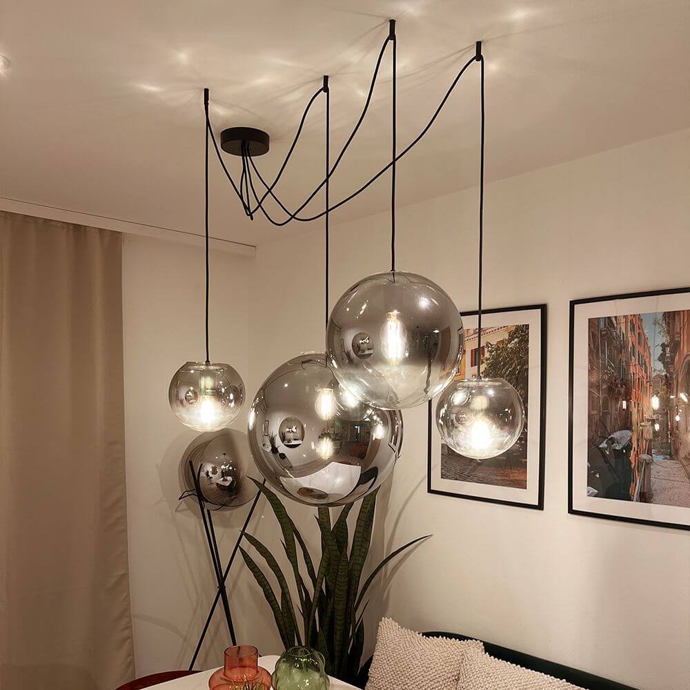 s.luce Progress Pendelleuchte Glas mit Farbverlauf