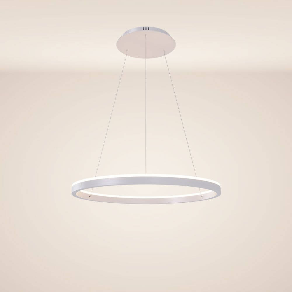 s.luce LED Ring Pendelleuchte rund Direkt oder Indirekt in modernem Design mit hellem Licht.