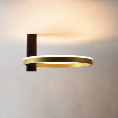s.luce Ring Air LED wall and ceiling light Ø 40cm round indirect, elegant design lamp with dimmable light.