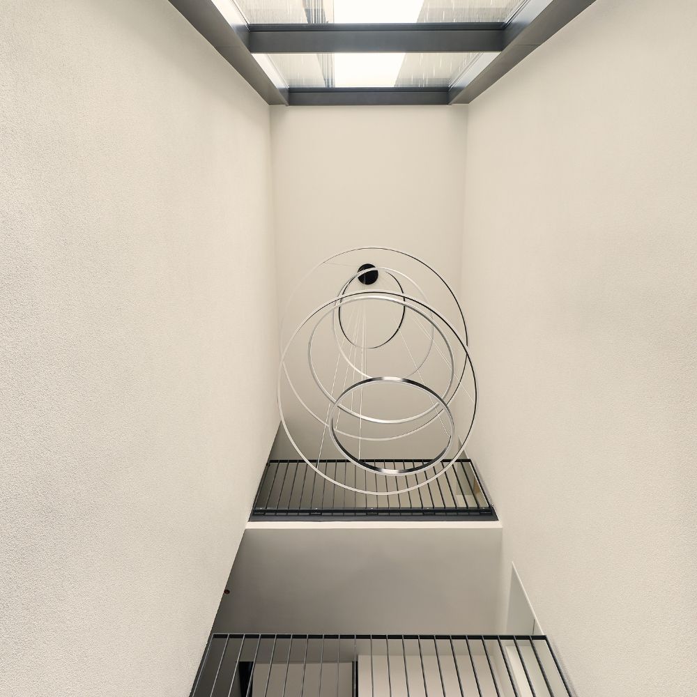 s.luce Ring Umbau zentrisch (ohne LED-Ringe) – moderne Hängeleuchte im minimalistischen Design