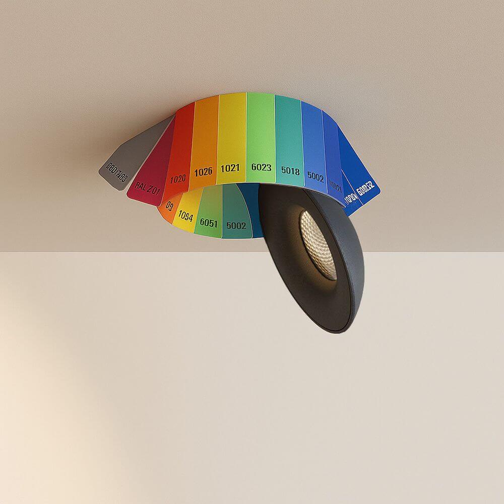 s.luce Santa Neo Spot de plafond à LED orientable & dimmable