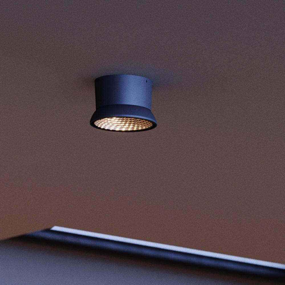 s.luce Santa Out LED Aussen-Deckenleuchte IP65 drehbar