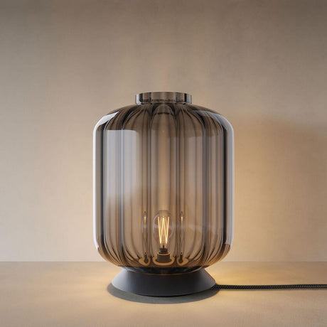 s.luce Velo bordslampa i glas med strömbrytare