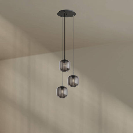 s.luce Velo 3-valoinen galleriavalaisin Ø 40cm Katos Ø 20cm