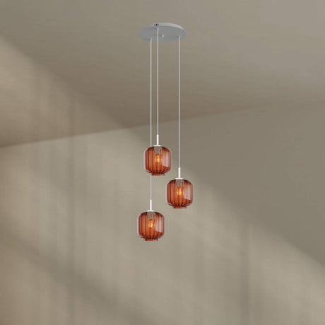 s.luce Velo 3-valoinen galleriavalaisin Ø 40cm Katos Ø 20cm