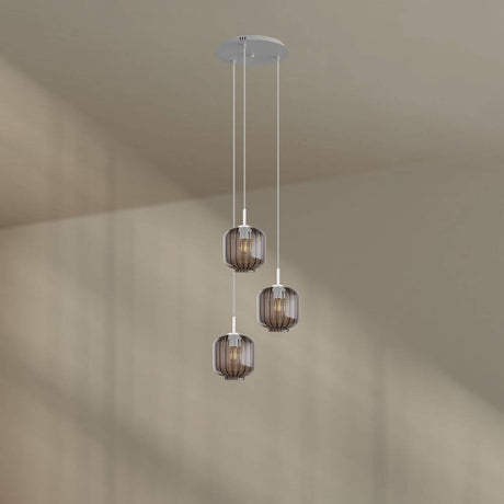 s.luce Velo 3-valoinen galleriavalaisin Ø 40cm Katos Ø 20cm