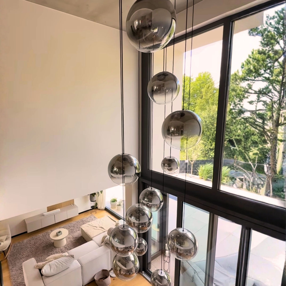 s.luce Lampe de galerie Orb 8 flammes Modulaire