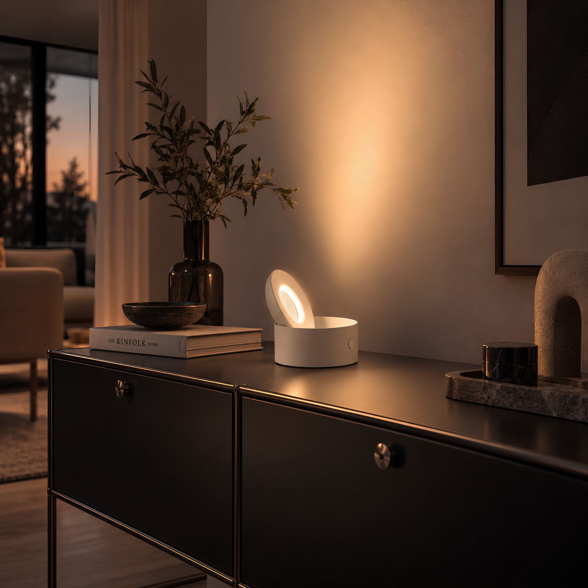 s.luce Santa Neo lampada da parete e da tavolo a batteria LED