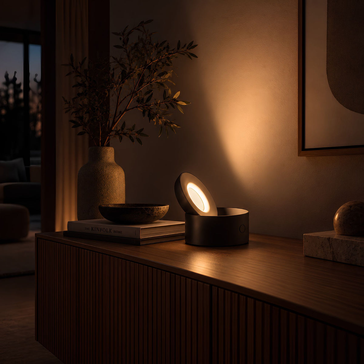 s.luce Santa Neo lampada da parete e da tavolo a batteria LED