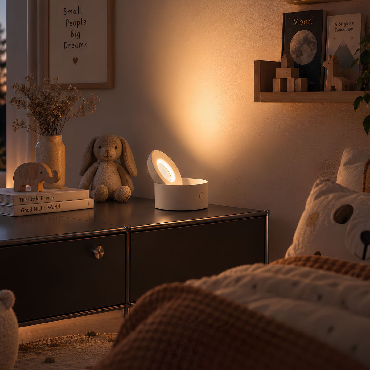 s.luce Santa Neo lampada da parete e da tavolo a batteria LED