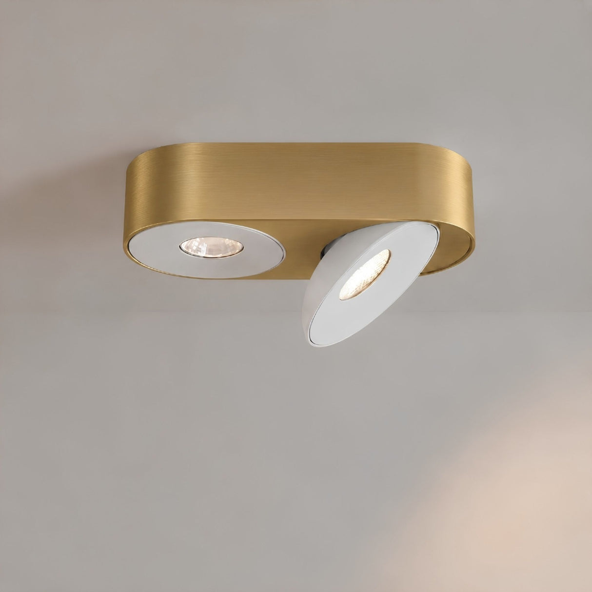 s.luce Santa Duo LED faretto da superficie orientabile e dimmerabile