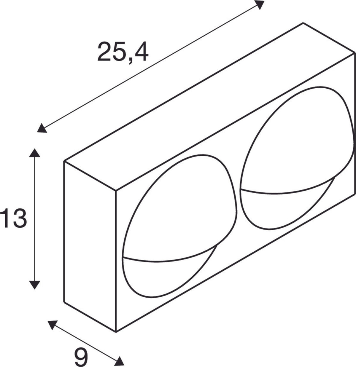 LED-Außenwandleuchte Lid I schwenkbar IP65