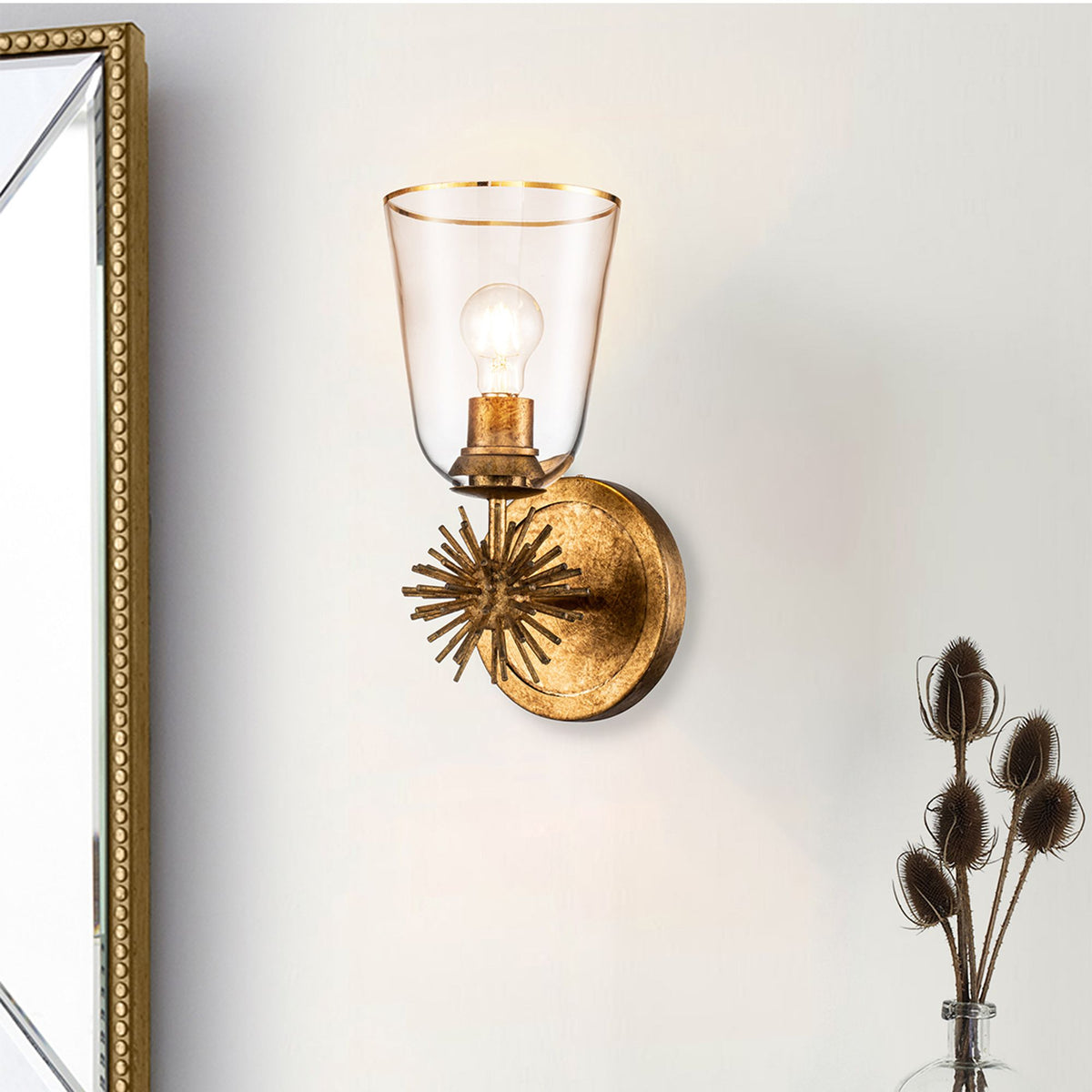 Wandleuchte Staring 1-flammig Gold (1)