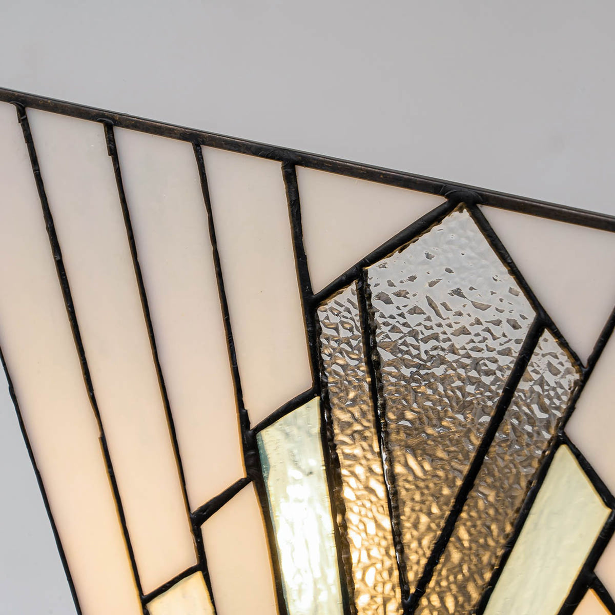 Wall light Alderley 2-light Tiffany glass bronze 31 cm (5)
