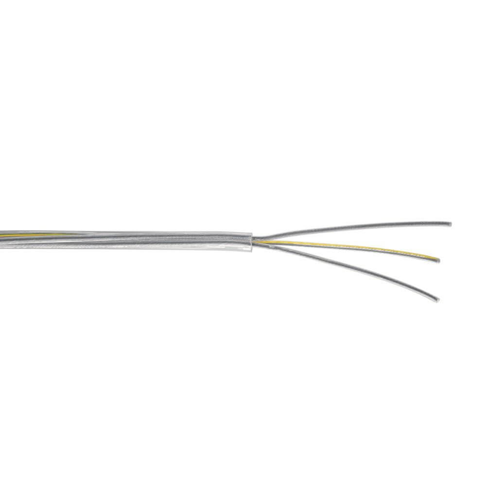 Lampenkabel transparent 3 x 0, 75mm 1 Meter mit drei Drähten für Lampenverlängerung.