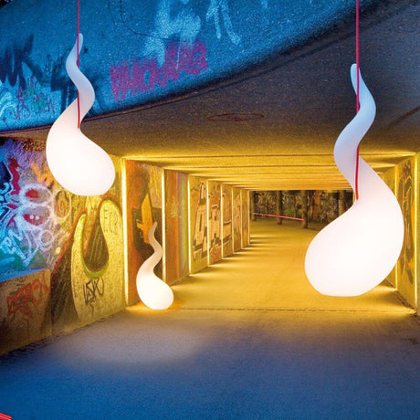 Alien M Outdoor Stehleuchte 65cm IP44 Liquid-Light Weiß
