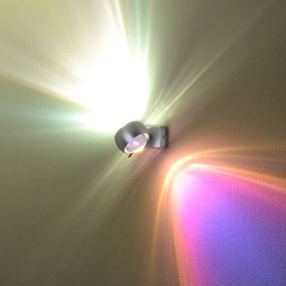 s.luce Farbfilter Multicolor passend zu Beam, faszinierende Lichteffekte an Wand.