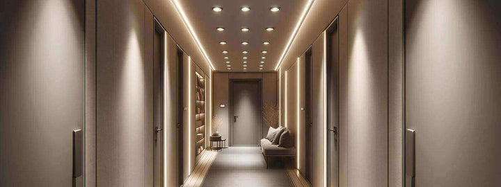 So beleuchtest Du Deinen schmalen Flur effektiv mit stilvollem, indirektem Licht und modernen Designelementen.