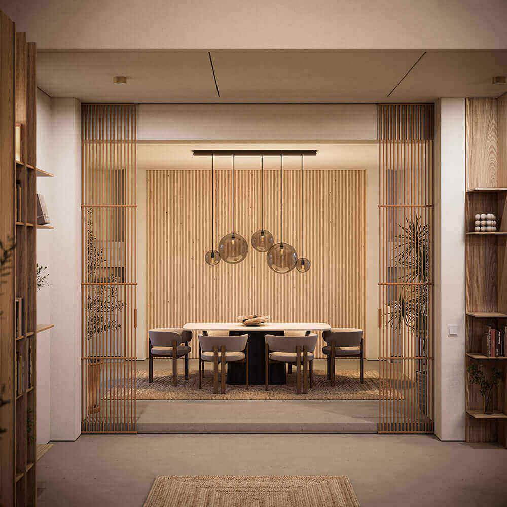 s.luce Orb Modular Esszimmer