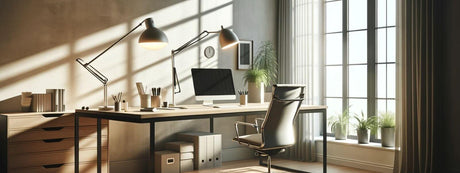 Die richtige Arbeitszimmer Lampe für bessere Konzentration - Arbeitszimmer Lampe, Home Office, Tischlampe | skapetze®