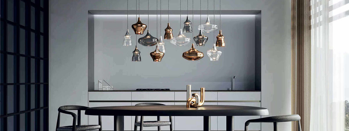 Größe der Esstischlampe