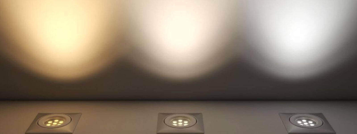 unterschiedliche Farbtemperaturen im Vergleich