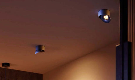 Moderne Helle Deckenleuchten in einem stilvollen Raum mit sanfter Beleuchtung.