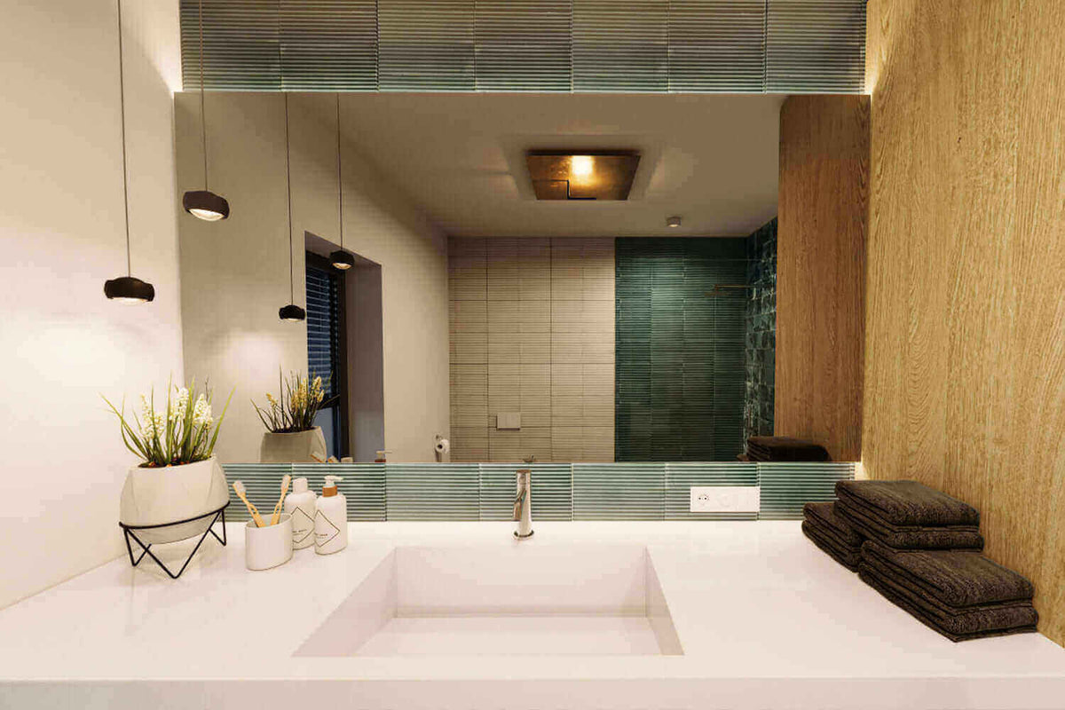 s.luce Beam Hängelampen im Badezimmer 