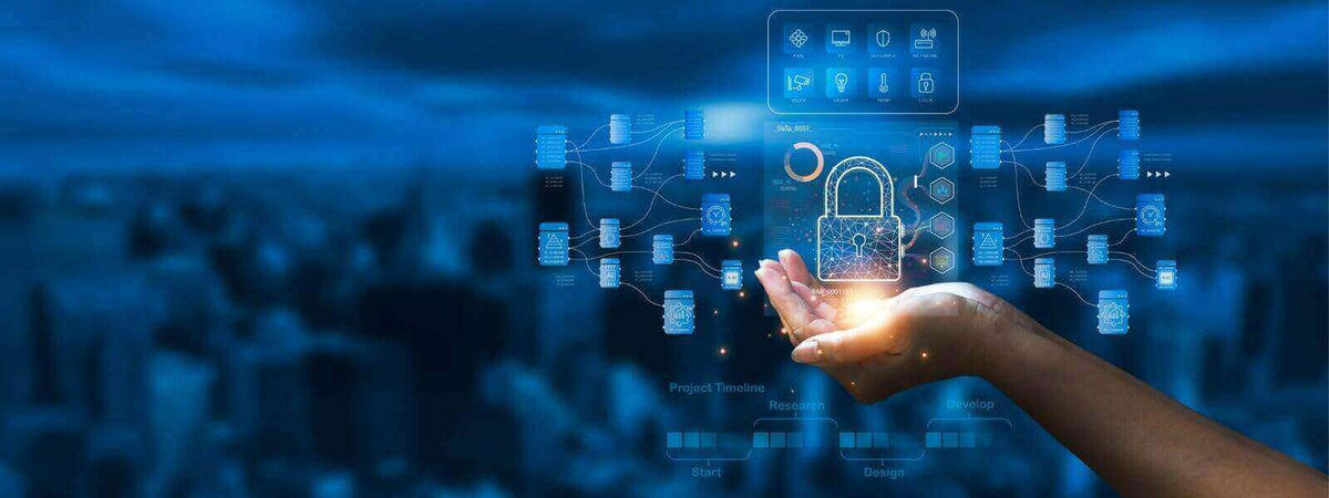 Schloss für die Sicherheit im Licht