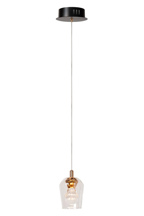 LED-Pendelleuchte Berliane dimmbar Glas Transparent (2)