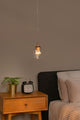 LED-Pendelleuchte Berliane dimmbar Glas Transparent (1)