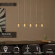 LED-Pendelleuchte Berliane 5-flammig dimmbar 93cm (5)