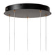LED-Berliane-riippuvalaisin 5-lamppuinen himmennettävä pyöreä Ø 34cm (4)