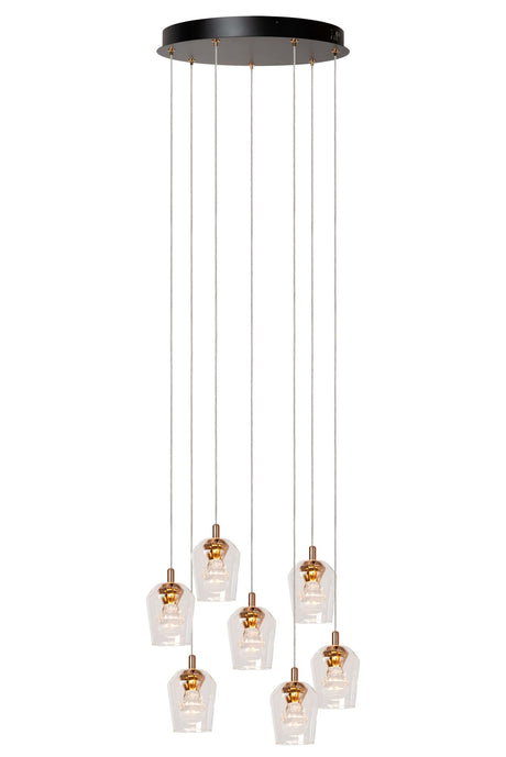LED-Hängelampe Berliane 7-flammig dimmbar (2)